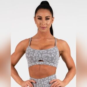 Ryderwear Animal Sports Bra - Leopard Grey - M